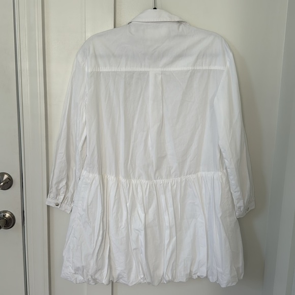 Anthropologie Maeve Bubble-Hem Shirt Dress Size XS - Picture 8 of 12